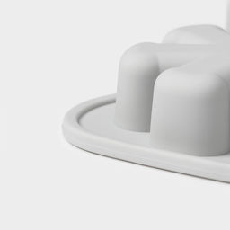 Форма для выпечки новогодняя Доляна Новогодняя варежка, силикон, 6 ячеек, 24?20.5?2.5 см, серая