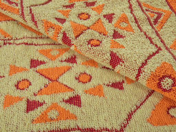 Плед 5с081.400.1 Афро-мотив1(3-лимонно-оранж1) 103х160 см