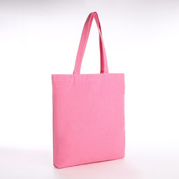 Сумка-шопер без застёжки, из текстиля, цвет розовый
