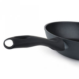 Сковорода с антипригарным покрытием д28см Maestro h7,5см, s2мм, дно д20,3см, s3,3мм, глубокая, кованный алюминий, бакелитовая ручка, TalleR (Китай) Подходит для всех видов плит, включая индукционную. - Домашняя мода фото 4