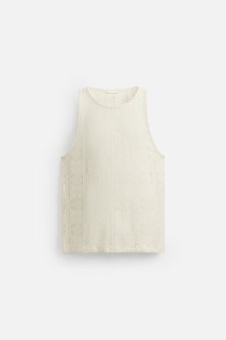OPENWORK TANK TOP - Zara фото 7