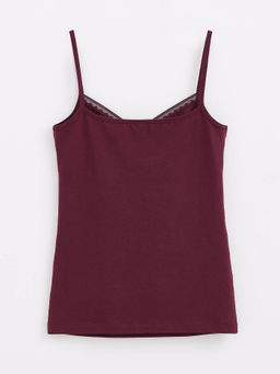 CONTE Топ из премиального хлопка Classic Basic LT 1346 bordo - Conte elegant фото 2