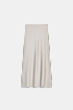 SATIN MIDI SKIRT - Zara фото 13