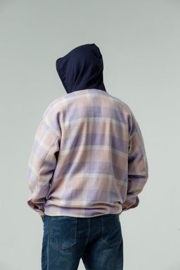 Рубашка утепленная,  толстовка c капюшоном оверсайз - Knitka wear фото 10