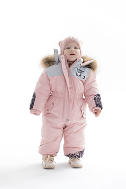 Комбинезон ясельн., 2 сл.GRAFELITE, флис подкл.,опушка искусств, ткань: мембрана