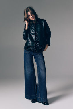 Wide High Waist Jeans - H&m фото 6