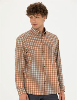 Kahverengi Regular Fit Uzun Kollu G_mlek - Pierre cardin фото 3