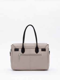 Сумка женская кожаная 1081M apricot coffee Polina&Eiterou