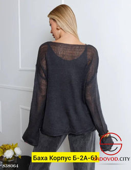 Лонгслив женский прозрачный - Bruno фото 6