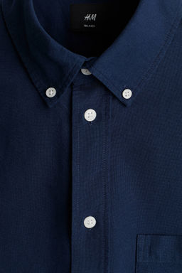 Camisa Oxford de manga corta Relaxed Fit - H&m фото 10