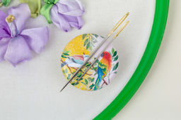 Иглы для шитья ручные Gamma N-304 гобеленовые №18-26 6 шт. в блистере острые