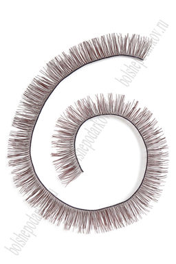 Фурнитура "Реснички для игрушек" 20 см*11 мм (5 полосок) SF-1136, коричневые