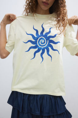 Camiseta oversize con motivo estampado - H&m фото 11