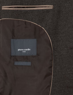 Kahverengi Slim Fit Tak_m Elbise