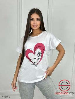 Женская футболка с принтом
