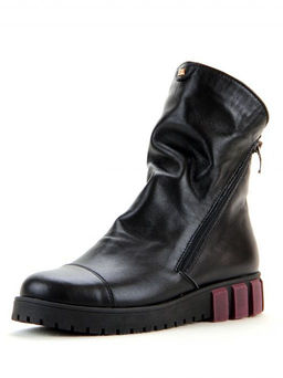 Ботинки EDART 233.astra8 bordo.black/мех