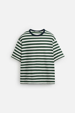 STRIPED JACQUARD T-SHIRT - Zara фото 6