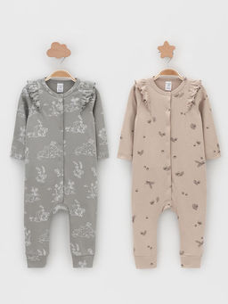 К 6534-2уп/оливковый Н081,тем.бежевый Н106 набор комбинезон яс