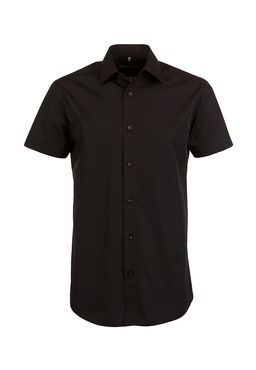 Сорочка мужская короткий рукав GREG 340/309/BLK/ZV  фото 5