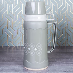 Термос 1 л со стеклянной колбой/ MA-1000 /уп 12/2 кружки в комплекте - Галеонтрейд фото 3