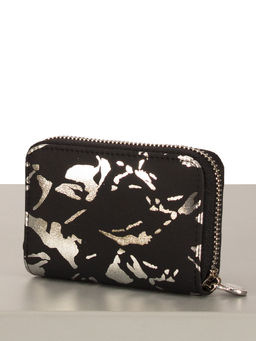 LACCOMA кредитница LA-6377-черный-серебристый натуральная кожа  фото 2