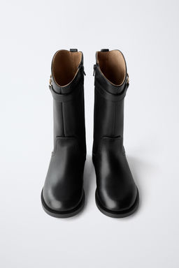 TALL BOOT WITH BUCKLE - Zara фото 4