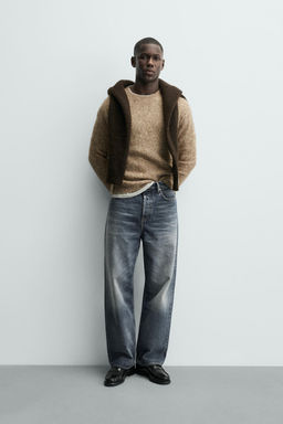 TEXTURED WOOL JUMPER