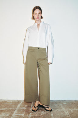 PANTALON Z1975 CULOTTE DENIM / Khaki