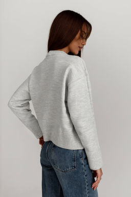 4103 ТЕМНО-БЕЖЕВЫЙ СВИТЕР - Karolina фото 19