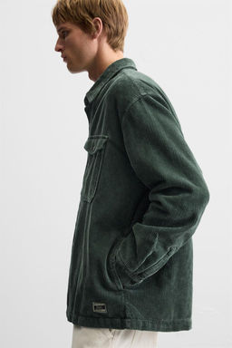 PADDED CORDUROY OVERSHIRT - Zara фото 6