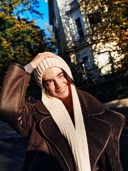 K?rk Yaka Oversize Kad?n S?et Mont