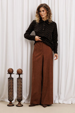 Костюм Gizart 5436 черный-медь, коричневый