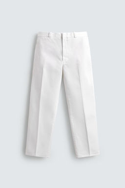 OVERSIZED FIT CHINO TROUSERS - Zara фото 6