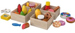 Набор деревянных игрушек для магазина PLAYTIVE® ящики с продуктами