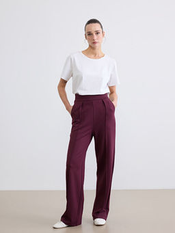 Standart Fit Geni? Pa?a Kad?n Pantolon