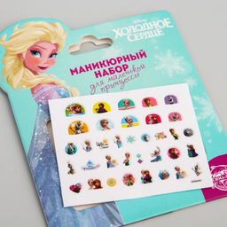 Наклейки для ногтей детские, Холодное сердце
