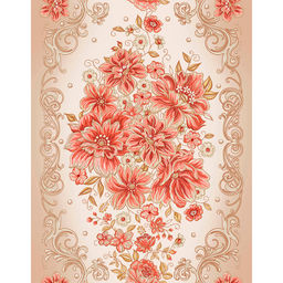 Дорожка столовая, сервировочная 50х180см Летние мотивы-1, хлопок Премиум 236г/м2, упаковка классическая 28х41см, Домашняя мода (Россия)  фото 2