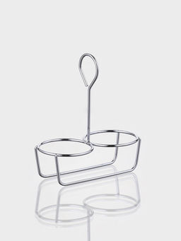 Набор для специй "Стиль" 2 шт, на подставке, 130 мл