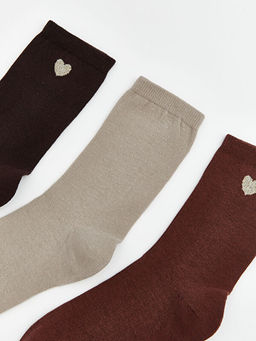 Kalp Nak??l? Kad?n Soket ?orap 5li