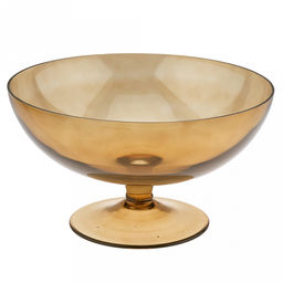 Ваза для фруктов стеклянная Берендей-6 3,5л, д28см, h15см, Скандик, верблюжий (Россия)