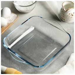 BORCAM Форма для запекания квадр. с ручками 256*220 мм, арт.59034 (1017151) КОРОБКА