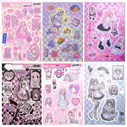 Набор наклеек Anime hottie - Купи слона фото 2