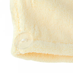 Парео махровое "Свежий букет" 70х175см, хлопок 100%, на резинке с липучкой, на кнопке, с вышивкой; с чалмой на пуговице 68х25см, ванильный (Китай)