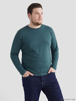 Bisiklet Yaka Uzun Kollu Erkek Ti??rt