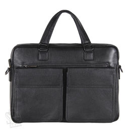 Портфель мужской кожаный 8212-8QH black Heanbag  в Новосибирске