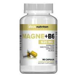 MAGNE+B6, 90 капсул,aTech Nutrition (ТЖК)