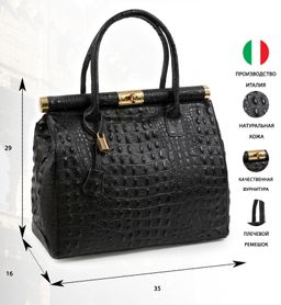 Сумка женская из телячьей кожи - Sefaro фото 4