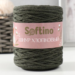 Шнур для вязания без сердечника 70% хлопок, 30% полиэстер ширина 3мм 100м/16010гр (131) - Softino фото 4