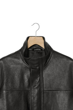 RELAXED FIT LEATHER JACKET ORIGINS - Zara фото 20