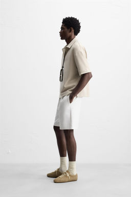 TECHNICAL ZIP-UP POLO SHIRT - Zara фото 4